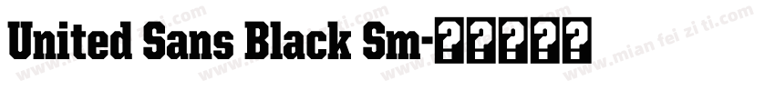 United Sans Black Sm字体转换
